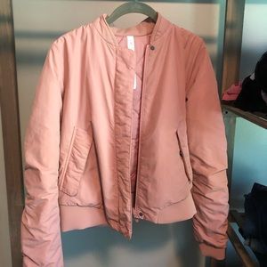 warm two ways bomber lululemon